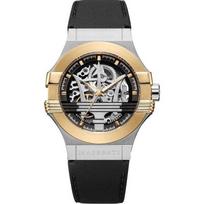 Maserati R8821108011 Potenza Automatinis vyriškas laikrodis su atviru ciferblatu 42 juoda