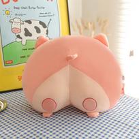 Cute Corgi Butt Plush Pillow and Back Cushion - Adorable Gift for Girls 40cm (0.28kg) rožinės kiaulės spalva