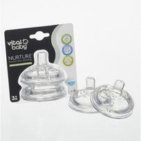 Vital Baby greitos tėkmės žindukas 6+ mėn.  NURTURE