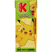 Obuolių, mangų ir pasiflorų vaisių skonio gėrimas KUBUŠ, 200 ml
