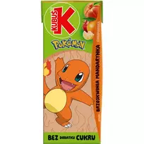 Obuolių, mandarinų ir persikų skonio gėrimas KUBUŠ, 200 ml