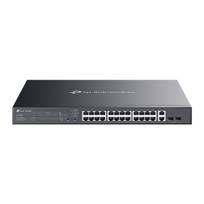 TP-LINK Omada 28 Jungčių Gigabitinis Lengvai Valdomas Komutatorius su 24 PoE+ Jungtimis (ES228GMP)