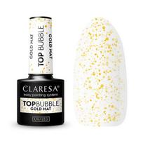 Claresa top bubble gold gelinis nagų lakas -5g