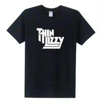 2025 Heavy Metal Thin Lizzy Marškinėliai Vyrams Viršūnės Muzika Dainininkas Marškinėliai Trumpomis Rankovėmis Medvilniniai O formos kaklu Marškinėliai Viršus Drabužiai S