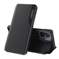 Dėklas su atverčiamu dangteliu Xiaomi Redmi 11A / Poco C55 / Redmi 12C, juodas