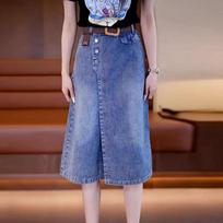 Women's Denim Shorts High Waist Korean Dongdaemun Clothing Jeans Strong Streetwear Summer Plus Size XS mėlyna