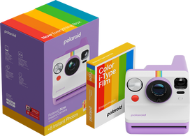 Polaroid Now Gen 3 Purple bundle with Color Film (8 photos)