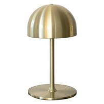 Žalvario spalvos stalinis šviestuvas LED su nuotolinio valdymo funkcija (aukštis 22 cm) su metaliniu gaubtu Tim – Sirius