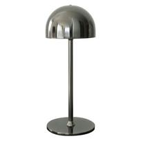 Tamsiai pilkos spalvos stalinis šviestuvas LED su nuotolinio valdymo funkcija (aukštis 30 cm) su metaliniu gaubtu Tim – Sirius