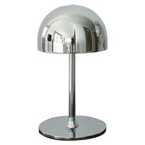 Sidabrinės spalvos stalinis šviestuvas LED su nuotolinio valdymo funkcija (aukštis 22 cm) su metaliniu gaubtu Tim – Sirius