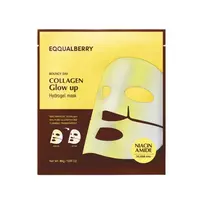 Eqqualberry Collagen Glow Up Hydrogel Mask skaistinanti hidrogelio veido kaukė 30g