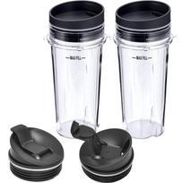 16oz Maišytuvo puodelis Ninja-Vienos porcijos puodelis su dangteliu ir sandariu dangteliu Plastikinis sulčiaspaudės puodelis Gėrimo butelis Kelioniniai gėrimo indai gray