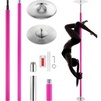 Treniruočių stulpas Pole Fitness, 282 cm., rožinis