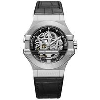 Maserati R8821108001 Potenza Automatinis Vyriškas Laikrodis Su Juodu Ciferblatu 42 juoda