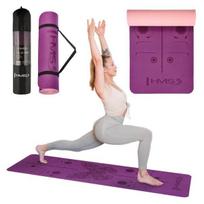 Yogos kilimėlis HMS YM10, 182x61x0,8 cm, violetinis