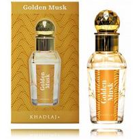 Khadlaj Golden Musk Concentrated Perfume Oil aliejiniai kvepalai vyrams ir moterims - 15 ml.