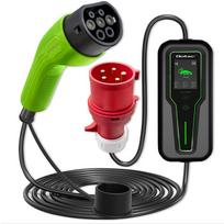 Qoltec Mobile EV charger, 2-in-1 Type 2, 11kW, CEE 5-pin