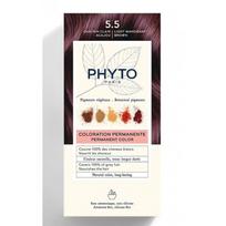 Phyto Permanent Hair Color Plaukų dažai be amoniako, 5.5 Light Mohangany Brown