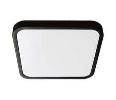 LED lubinis vonios šviestuvas LED/18W/230V 3000K IP44 25x25 cm juoda