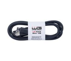 Winner Group - USB laidas Micro USB / USB-A 1m juoda