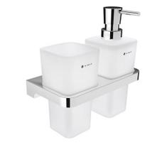NIMCO MA 2905831H-26 - Sieninis muilo dozatorius ir dantų šepetėlio stovas MAYA 290 mm