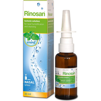 RINOSAN mint izotoninis nosies purškalas su mentoliu ir eukalipto aliejumi, 30ml