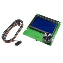 12864 LCD ekranas HD ekranas Ender 3 3D spausdintuvui Mėlyna valdymo skydelio plokštė su kabeliu Ender 3 3D spausdintuvo dalims Ekrano prievadas