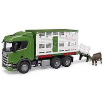 Bruder Scania Super 560R Tiertransport-LKW (inkl. 1 Rind) 03548