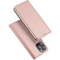 Dux Ducis atverčiamas dėklas SKIN PRO skirtas Apple iPhone 15 Pro Max rožinės spalvos