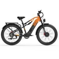 LANKELEISI MG800 Max 2000W dvigubas variklis elektrinis dviratis