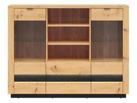 Vitrina Ostia 2W2S, ruda
