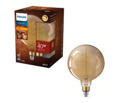 LED pritemdoma elektros lemputė VINTAGE Philips G200 E27/7W/230V 2000K