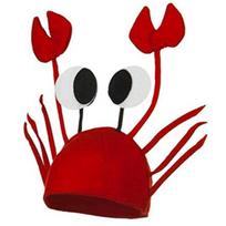 Raudonasis Lobster Krabas Jūros Gyvūno Kepurė Juokinga Kalėdinė Dovana Kostiumo Aksesuaras Suaugusio Vaikas Kepuraitė Laimingų Naujųjų Metų raudona