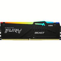 Kingston FURY Beast RGB Black, DDR5, 32GB, 5200MT/s, CL40, Single Stick KF552C40BBA-32