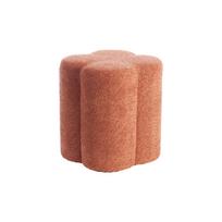 Iš boucle pufas oranžinės spalvos Nalani – Light & Living