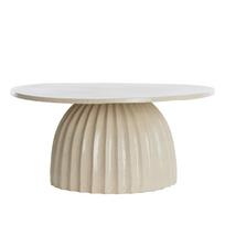 Iš metalo apvalios formos šoninis stalas ø 70 cm Veglia – Light & Living