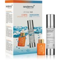 Sesderma Set C-Vit 5 + Hidraderm Hyal dovanų rinkinys spindesiui ir drėkinimui suteikti 2 vnt.