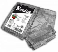 Sustiprintas tentas Bradas Silver, 5 x 6 m, 120 g/m²