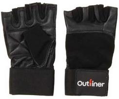 Odinės treniruočių pirštinės Outliner SG-1164, juoda, XL