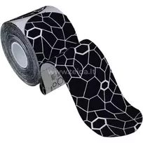 Thera-Band kineziologinis teipas, sukarpytas, juoda/balta
