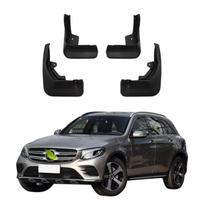 4 vnt. Automobilio purvasargiai, purvasaugiai, purvasargiai, automobilio purvasargiai, suderinami su Mercedes Benz GLC su pedalu 2020 2021 2022 BC-46 juoda