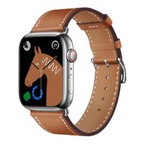 FORCELL F-DESIGN FA20 eco leather strap for APPLE Watch 38 / 40 / 41 mm brown