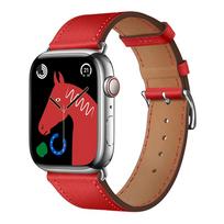 FORCELL F-DESIGN FA20 eco leather strap for APPLE Watch 38 / 40 / 41 mm red