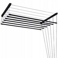 Lubinė, sieninė drabužių džiovyklė su 6 strypais, 140cm.