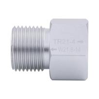 Vandens buteliuko adapteris Lengvai naudojamas adapteris TR21.4 į W21.8 jungtis Reguliatoriaus adapteris Akvariumo reguliatorius Metalinė medžiaga