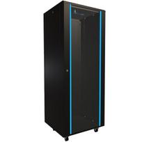 Stovinti serverinė spinta 32U 600x600, juoda