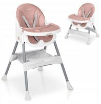 Ricokids Mani maitinimo kėdutė reguliuojama 3in 1, rožinė