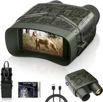 Žiūronai 2w1 Teleskopas ir Naktinio Matymo Prietaisas su LCD Ekranu 4K 36MP
