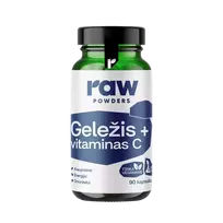 RAW POWDERS BioActive Iron and Vitamin C kaps. N90