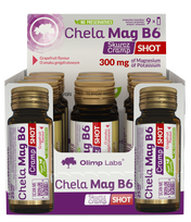 OLIMP LABS Chela-Mag B6 Cramp Shot (25 ml) ampulės, 9 vnt.